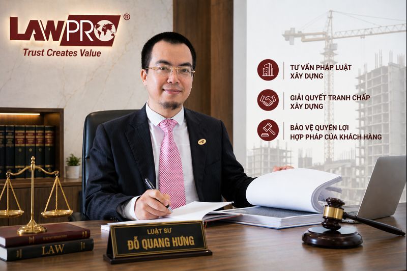 Luật sư Hưng là chuyên gia tư vấn, giải quyết tranh chấp hợp đồng xây dựng